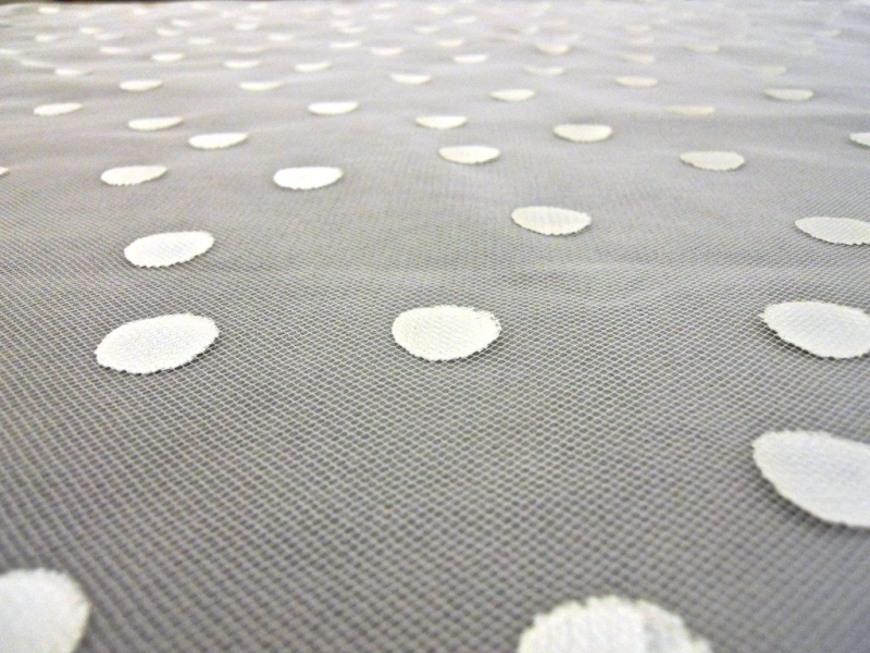 Painted Polka Dots on Tulle2