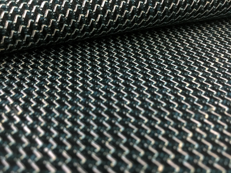 Italian Bamboo Wool Lycra Suiting in Teal2