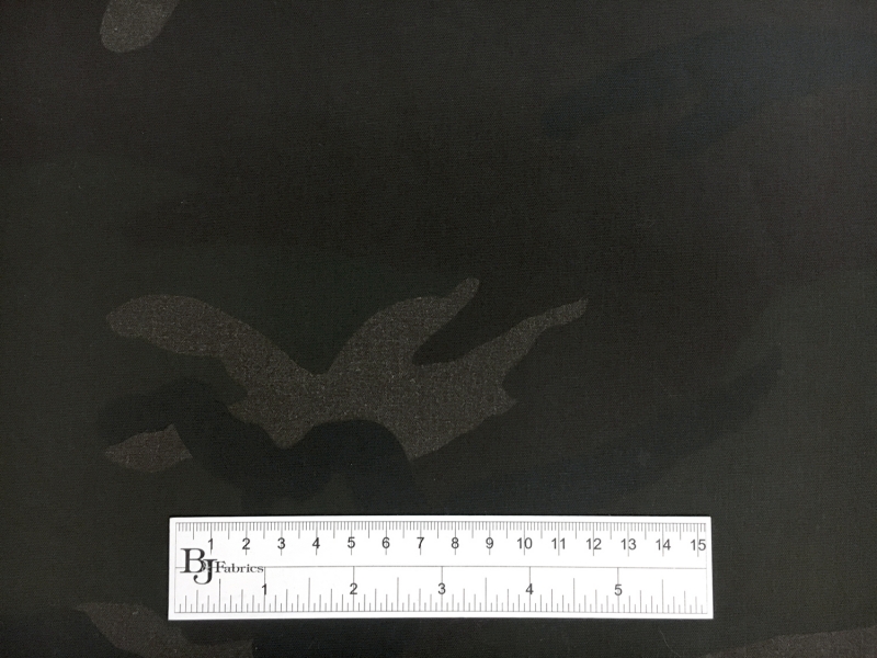 Cotton Wax Cloth in Woodland Camouflage 2