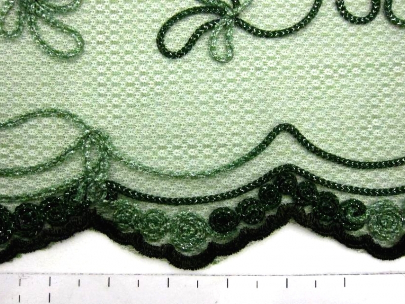 Metallic Ribbon Embroidered Souffle1