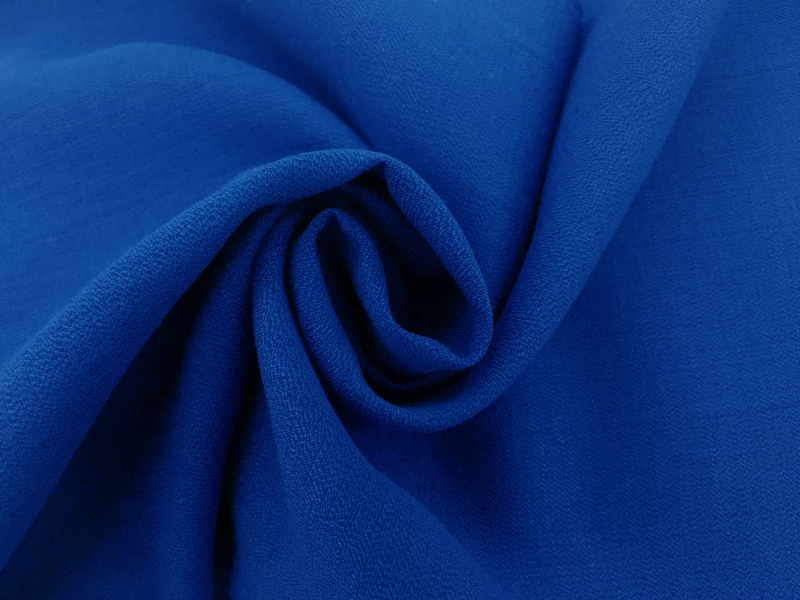 Rayon Nylon Blend Crepe in Royal Blue1
