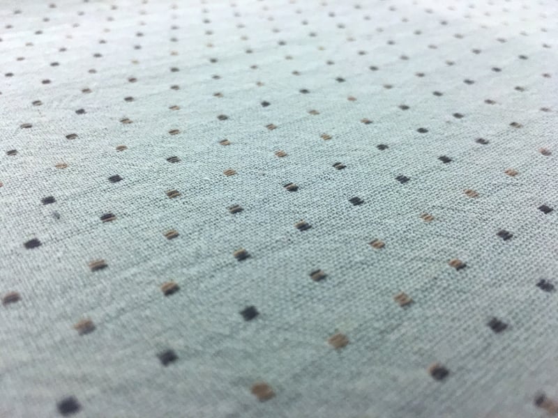 Japanese Cotton Woven Dots Novelty in Turquoise 2