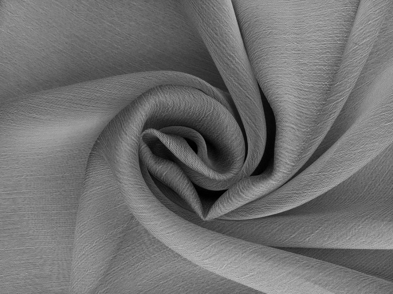 Iridescent Polyester Chiffon in Light Grey0