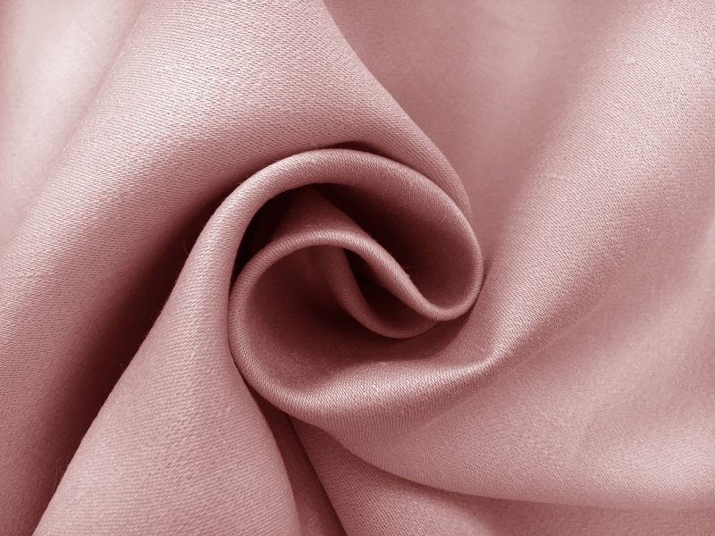 Heavy Linen Satin Upholstery in Rose1