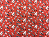 Cotton Broadcloth With Feathers Print0