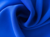 Polyester and Spandex Stretch Crepe in Royal0