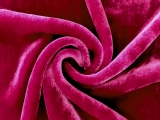Silk and Rayon Velvet in Fuchsia0