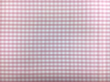 1/4" Cotton Gingham in Pink0