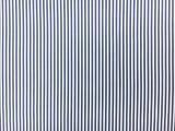 Pima Cotton Shirting Stripe in Indigo0