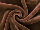 Silk and Rayon Velvet in Chocolate 0