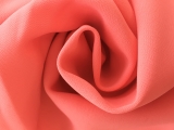 Polyester and Spandex Stretch Crepe in Coral0
