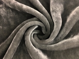 Silk and Rayon Velvet in Silver0