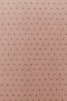 Japanese Cotton Woven Dots Novelty in Salmon Pink0