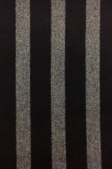 Italian Stretch Wool Blend Flannel Stripe in Maroon 0