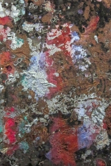 Fused Silk Blend Metallic Cloqué0