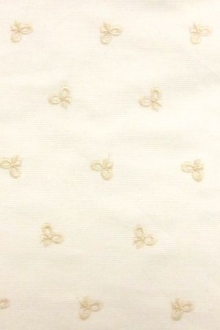 Embroidered Cotton Faille0