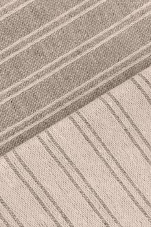 Linen Cotton Poly Striped Upholstery0