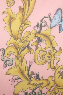 Silk  Chiffon in Butterfly Print0