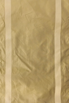 Silk Taffeta with Satin Stripes and Embroidered Flowers0