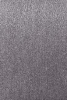 Poly Cotton Blend Stretch Twill Suiting in Heather Grey0