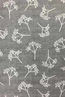 Cotton Broadcloth Print with Baby's Breath 0