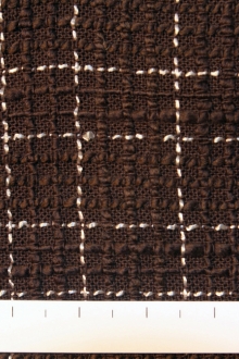 Wool Novelty Plaid Tweed0