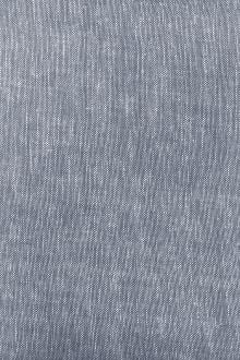 Washed Linen Rayon Blend Chambray in Blue0