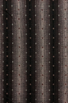 Brown Taupe Dots and Stripes Cotton Woven Novelty0