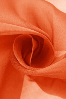 Swiss Cotton Organdy in Orange0
