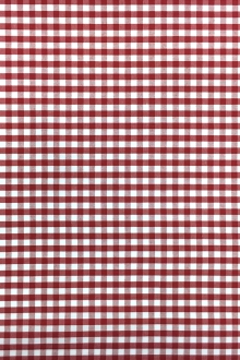 1/4" Cotton Gingham in Red0