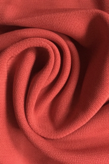 rayon matte jersey in red 