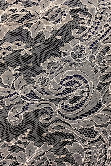 French Chantilly Lace - Black - Gala Fabrics