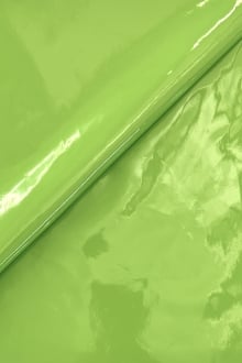 Green Iridescent Chrome Reflective Mirror Vinyl Fabric