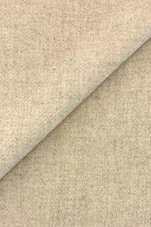 Italian Solid Brushed Wool Coating - Animal Grey - Fabric by the Yard