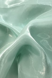 SILK ORGANZA FABRICS – Real organza, real silk shades of green - SARTOR  BOHEMIA