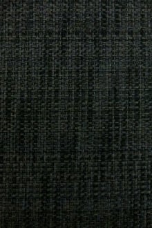 Cotton Blend Basketweave Upholstery in Kohl Grey0