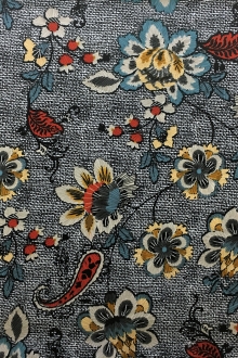 Polyester Crepe De Chine With Floral Print0