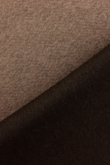 Italian Cashmere Doubleface Coating in Chamoisee And Brown0