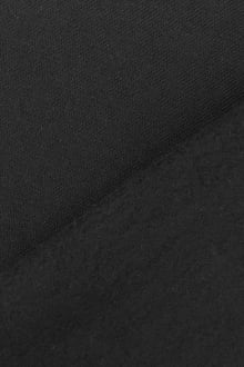 Japanese Cotton Sweatshirt Fleece in Black0