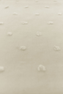 Cotton Poly Swiss Dot in Ivory0