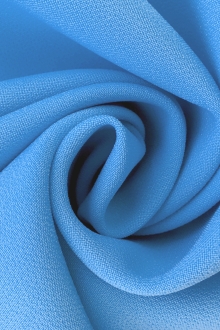 Polyester Stretch Crepe in Periwinkle0