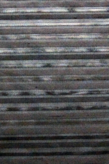 Silk Metallic Striped Organza0