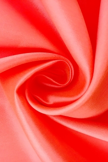 Silk and Polyester Zibeline in Neon Salmon0