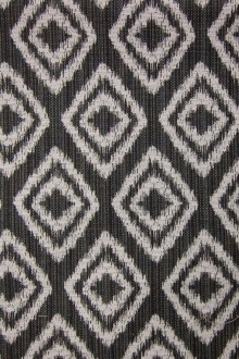 Cotton Blend Upholstery Geometric Ikat Print0