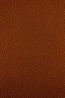 Silk and Wool Hammered Satin in Cognac0