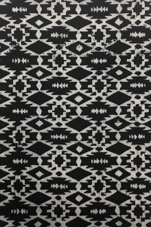 Cotton Batik in Black and White0