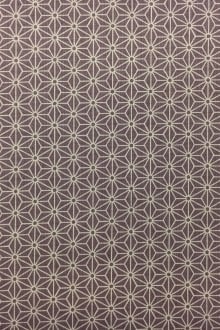 Japanese Cotton Geometric Tessellations Print in Lilac0