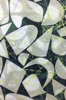 Cotton Broadcloth With Abstract Geometric Print0