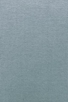 Japanese Cotton Rib Knit in Powder Blue0