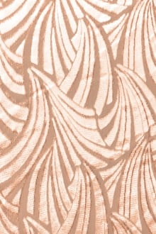 Silk Lurex Burnount Velvet with Art Deco Pattern0